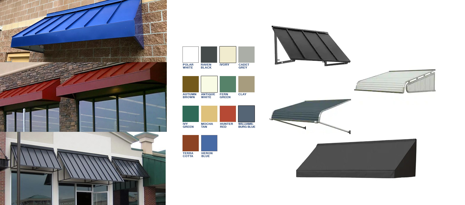 local aluminum awnings